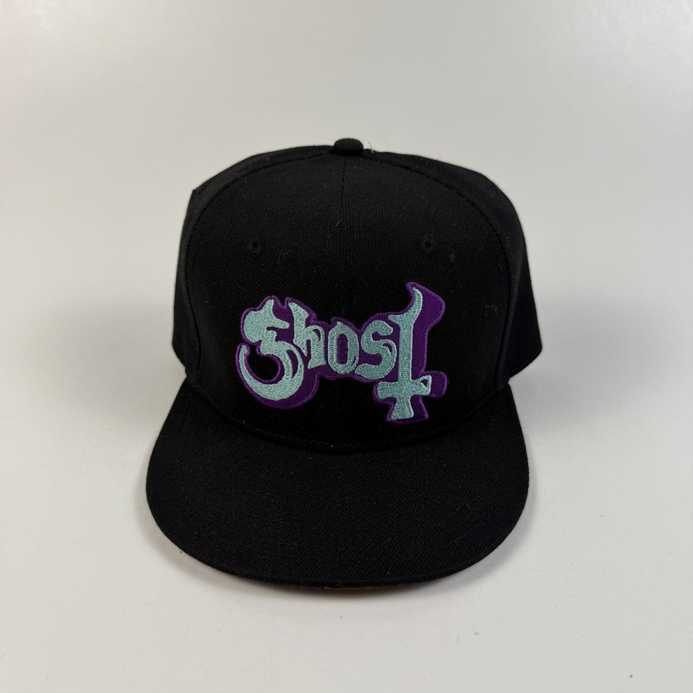 Ghost Band Hat Snapback OS Black Multicolored Rare Merch Drop BC1342